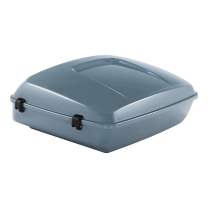 Chopped Trunk for Harley Road Street Glide (2014–2025) Sharkskin Blue Firestorm