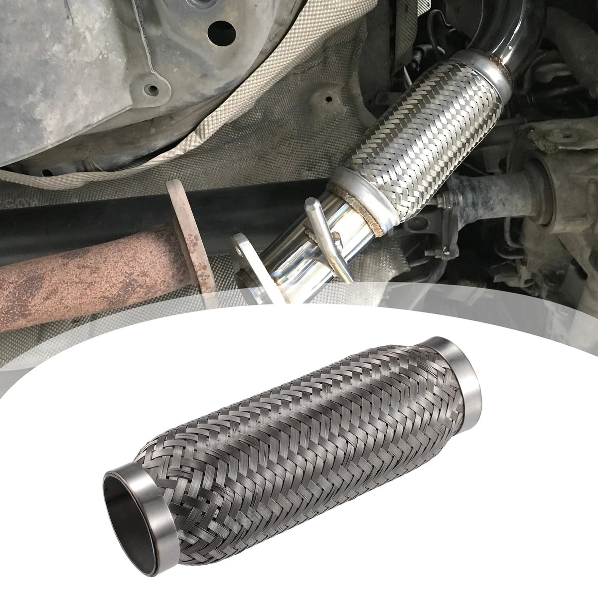 Exhaust Flex Joint 50x205mm Stainless Steel for Universal Fit