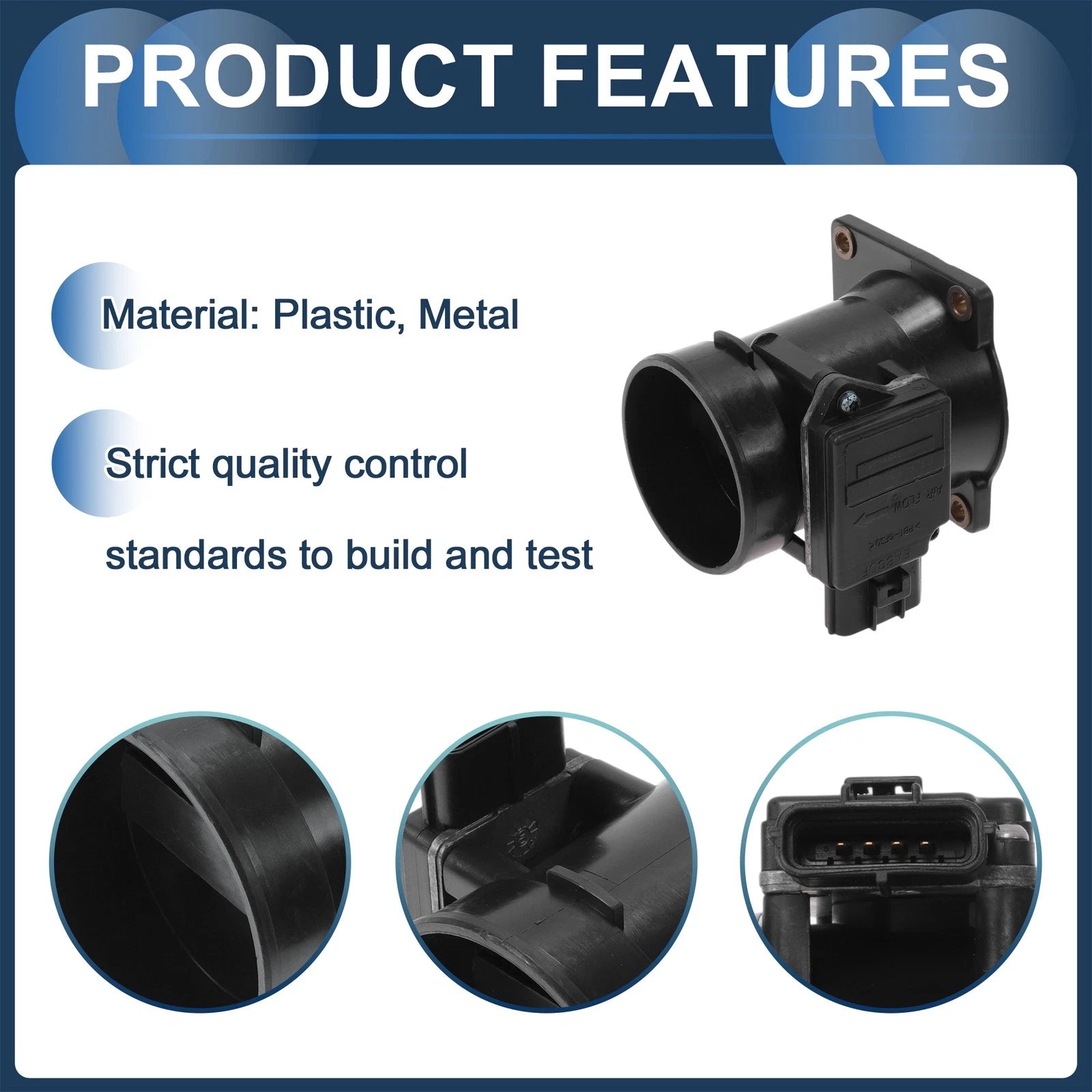 Mass Air Flow Sensor No.F72F12B579A for Ford Escape (2014–2019)