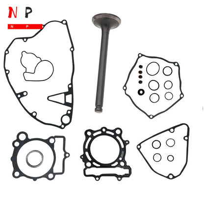 Complete Engine Gasket Kit & Exhaust Valve for Kawasaki KX250 (2004–2018)