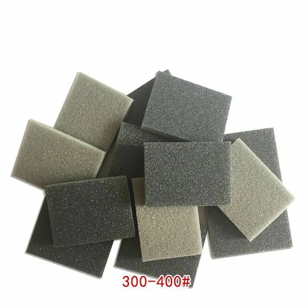 10X Foam Sanding Blocks Mixed Grit Polishing Pads for Automotive Use