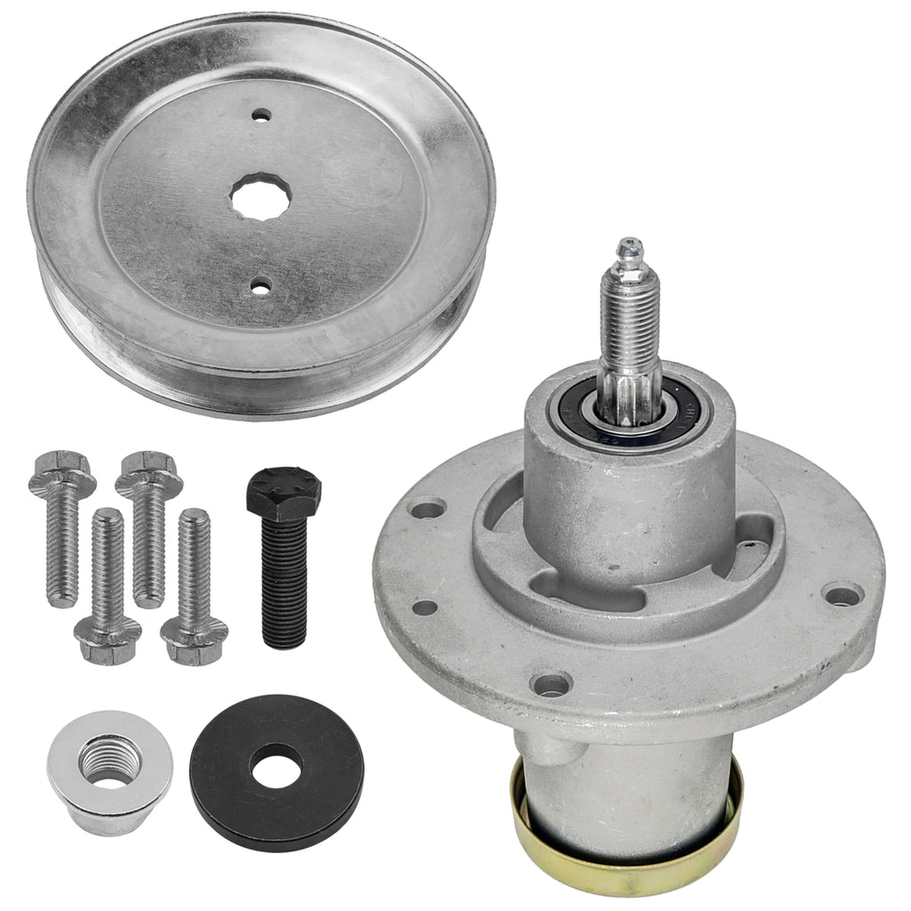 Deck Spindle with Pulley Replacement for Husqvarna (2000–2018)