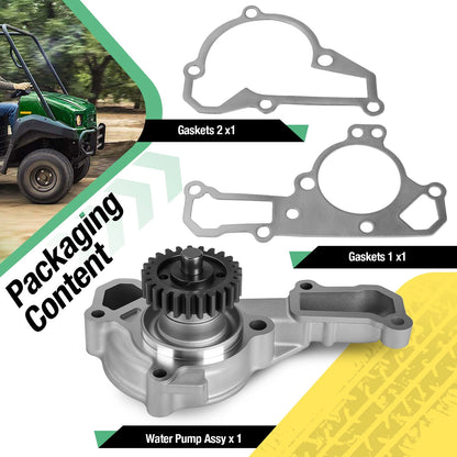 Water Pump w/ Gaskets for Kawasaki Mule 4010 Trans KAF620 (2009–2024)
