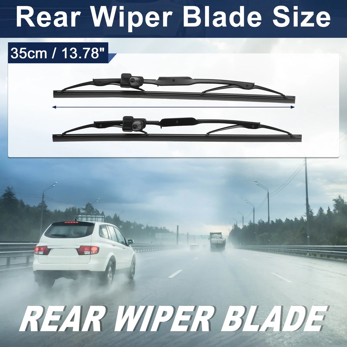 Set of 2 Rear Windshield Wipers for Toyota Sequoia (2001–2007) 8524234011