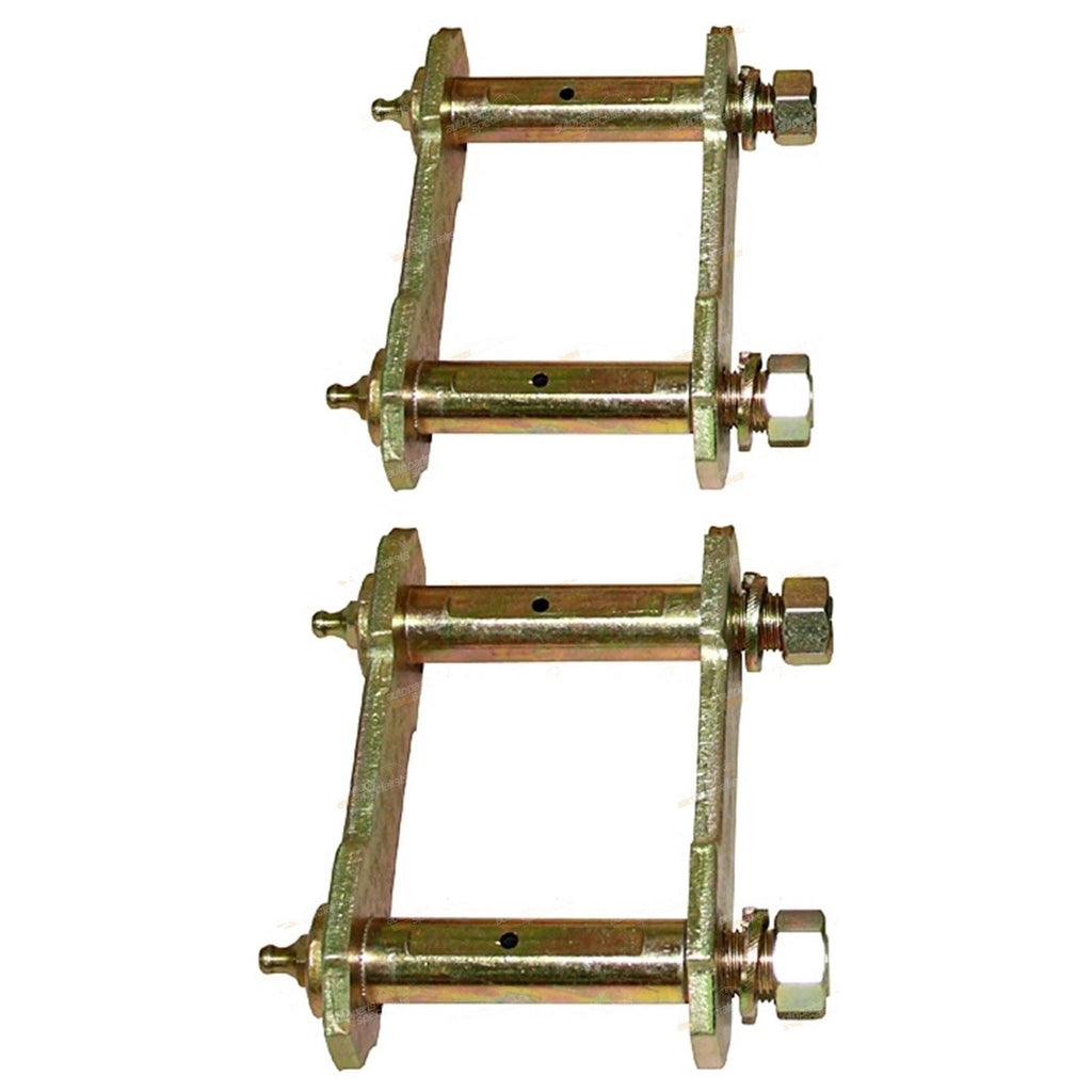 2 Rear Greasable Leaf Spring Shackles for Holden Rodeo (1988–2008)