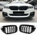 Front Upper Bumper Mesh Grille for BMW 5-Series G30 (2017–2019) Black