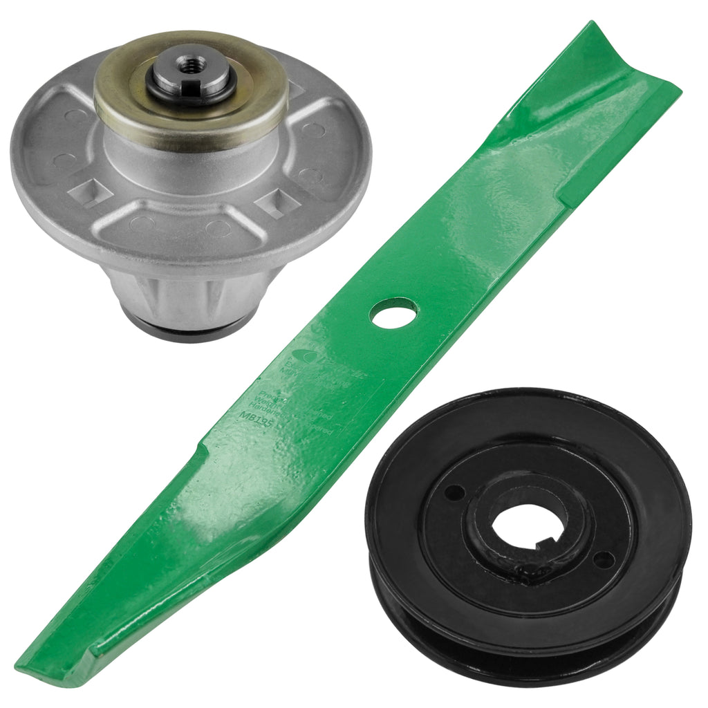 Deck Spindle with Pulley and Blade Replacement for Gravely ZT1840 (2010–2015)