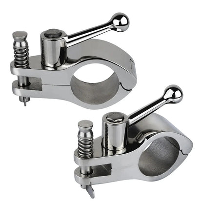 Marine Hinge Clamps for Awning Rail 22MM 25MM (Stainless Steel)