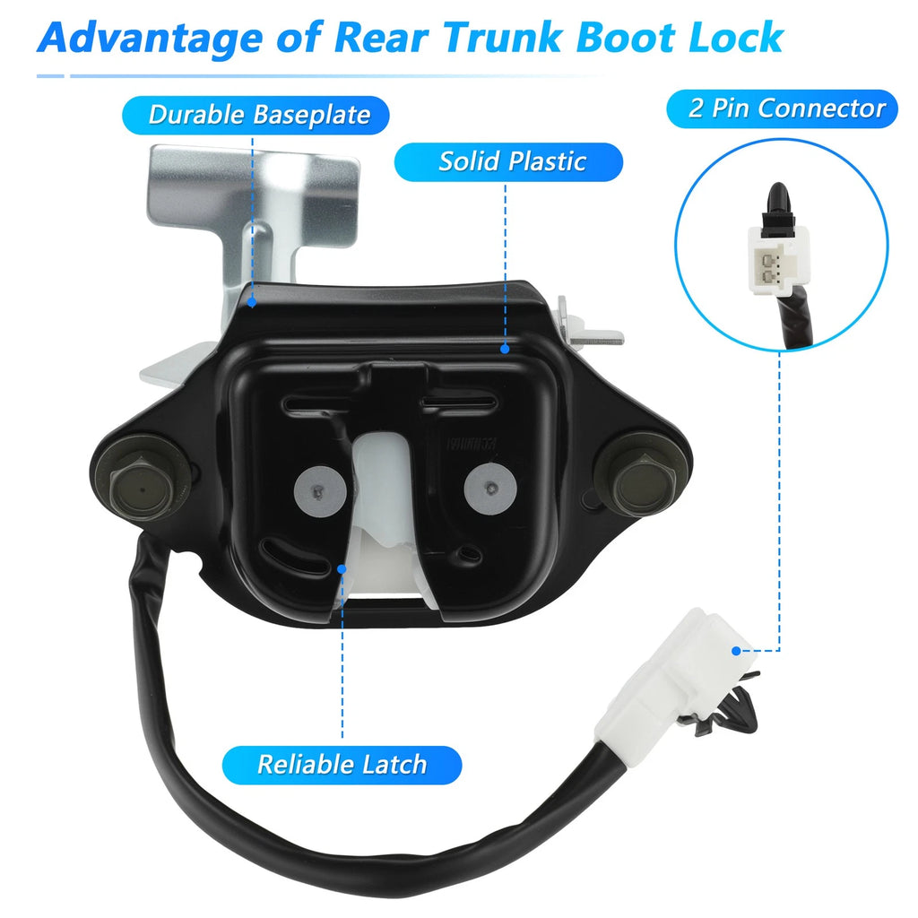 Tailgate Latch Lock Actuator for Nissan Pathfinder (1997–2004) 905025W30B