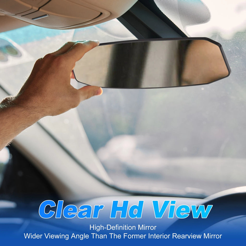 Interior Rearview Mirror Back Clip for Irregular Shape Vehicles (11.81x3.54")