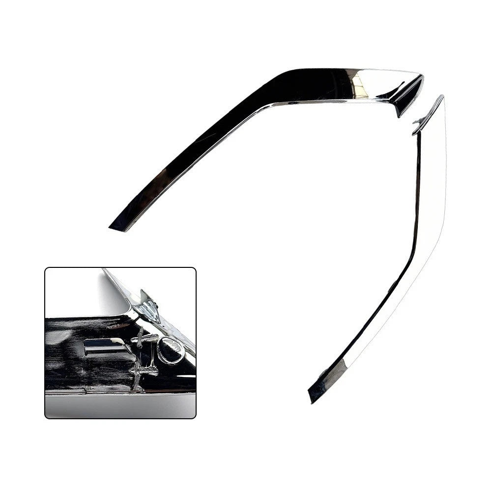 Front Bumper Fog Light Grille Cover for Volvo S60 (2020–2026) Left Right Pair