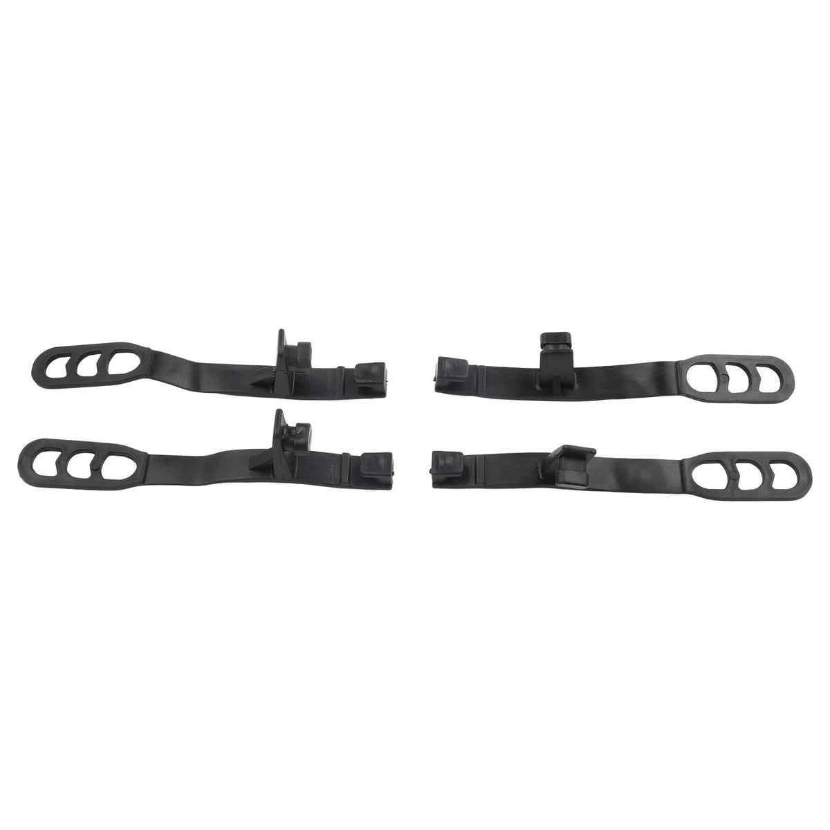 Set of 4 Headlight Rubber for Motorcycles Accessories Black