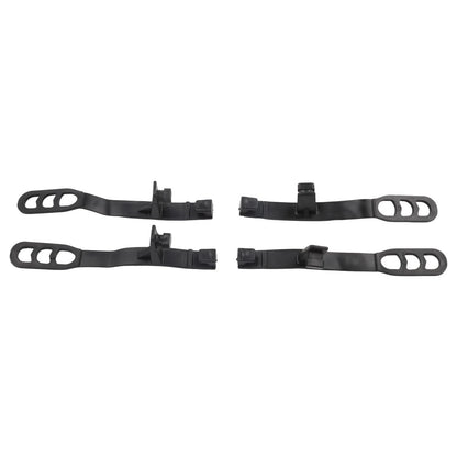 Set of 4 Headlight Rubber for Motorcycles Accessories Black