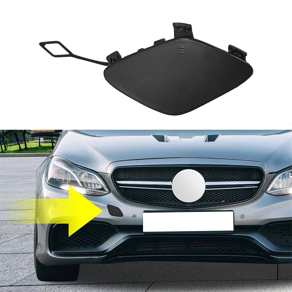 Front Bumper Tow Hook Eye Cover Cap For Mercedes 2014-15 E-Class W212 E300 E350