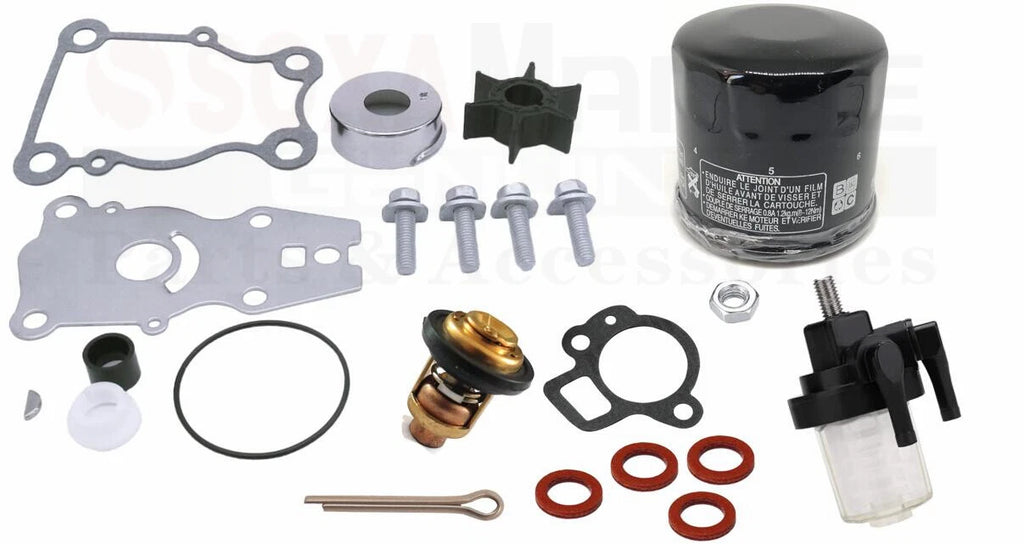 Outboard Maintenance Kit for Yamaha FT25 F30A F40B (w/ Thermostat Oil Filter)