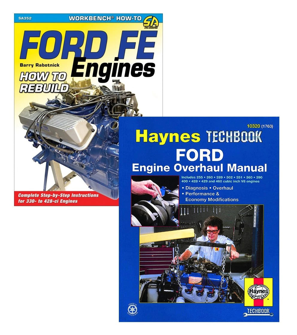 Set of 2 Engine Overhaul Manuals for Ford Fe Engines