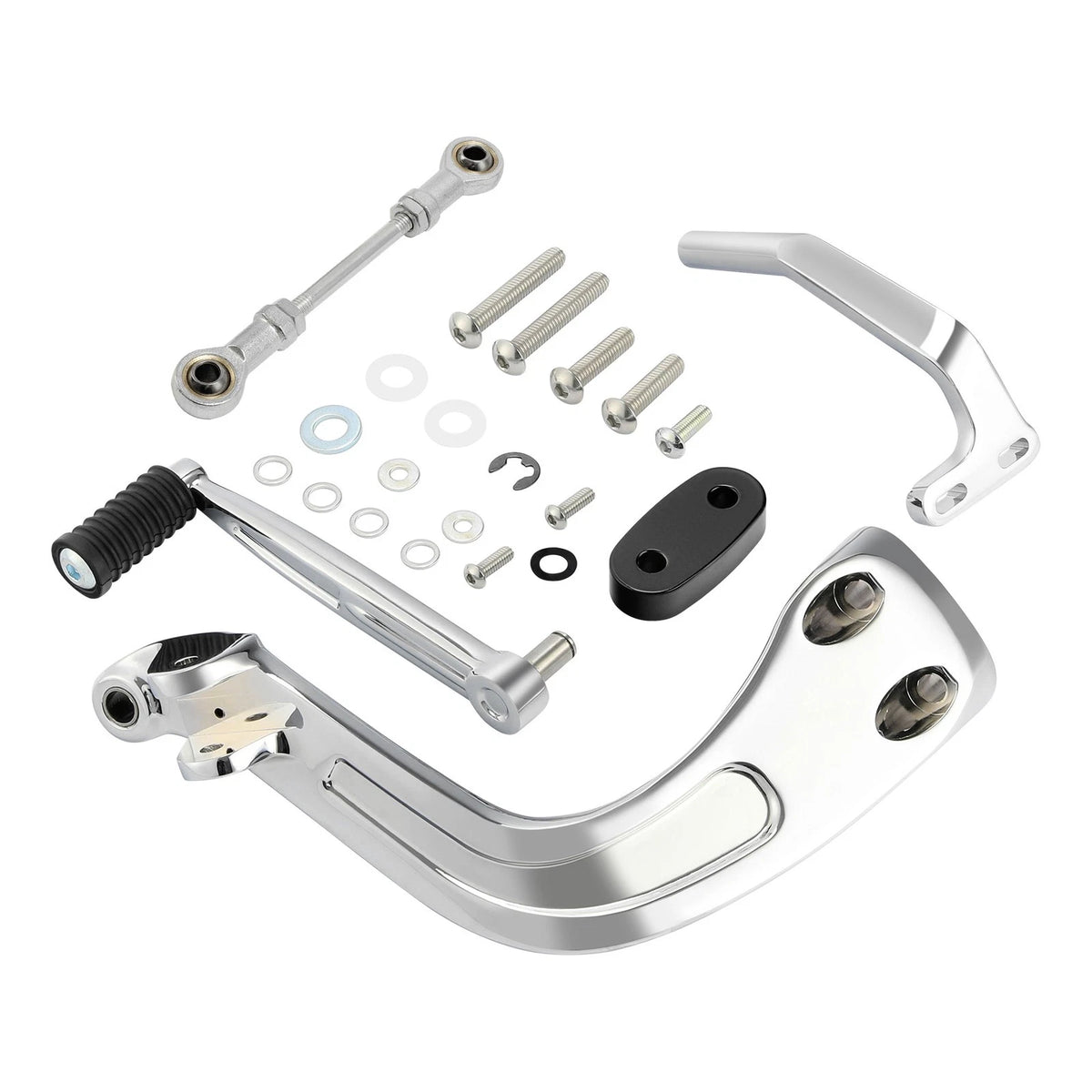 Mid-Controls Shift & Brake Side Kit for Harley Sport Glide FLSB (2018–2025) Chrome