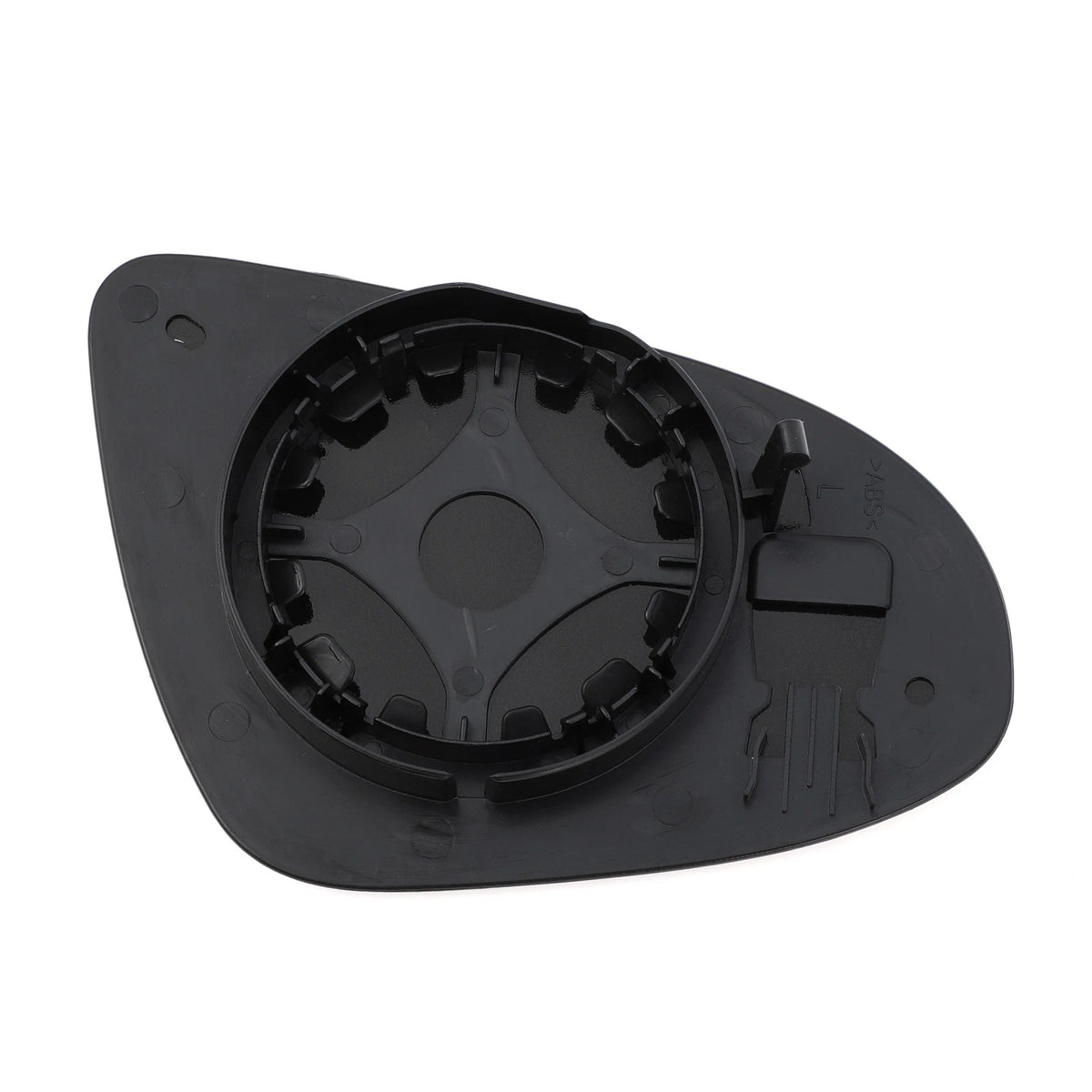 Left Side White Mirror Glass w/ Back for Citroen C1 (2014–2022)