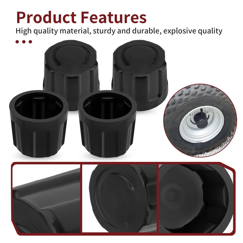 Set of 4 Center Hub Wheel Caps for Suzuki Quadsport 80 Z50 Z90 LT80 LTZ50 LTZ90
