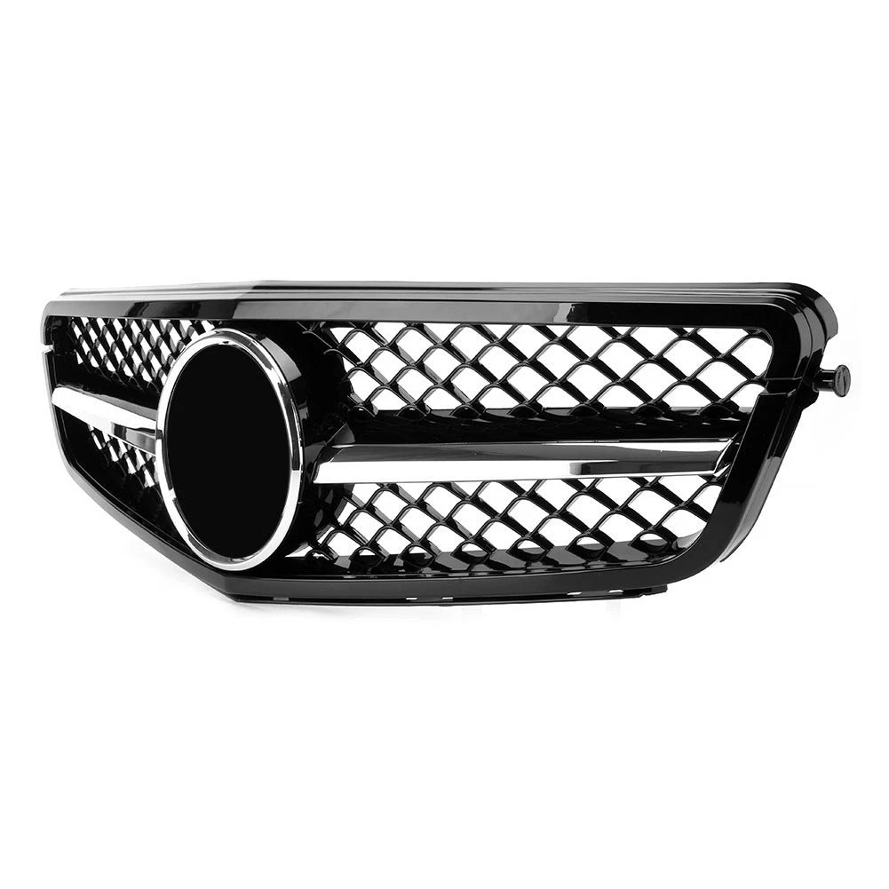 Gloss Black Front Grill for Mercedes C-Class W204 C300 C350 (2008–2014)