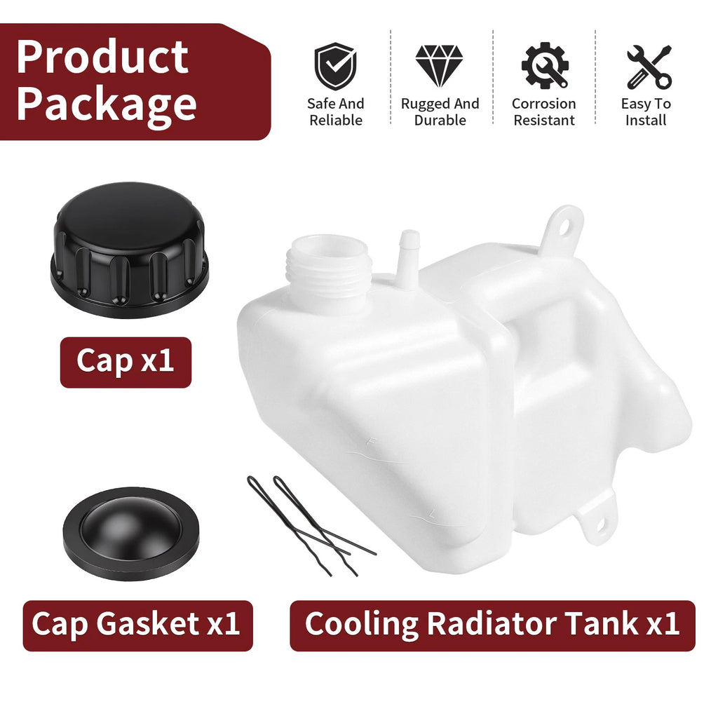 Cooling Radiator Tank w/ Cap for Kawasaki Ninja 650 EX650 (2012–2016) 43078-0553