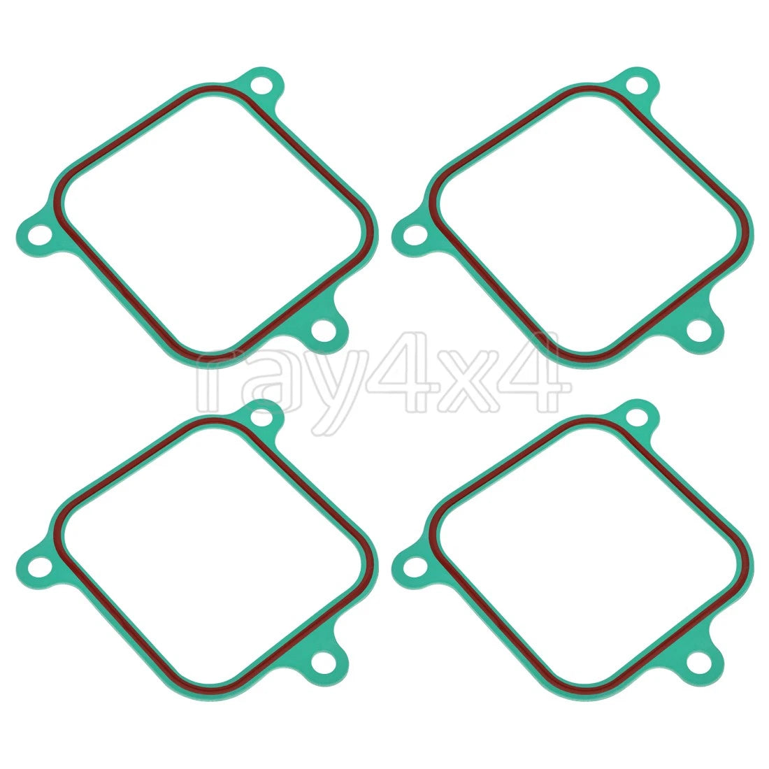 Set of 4 Plenum Gaskets for Mercury Marine Mercruiser 454 502 (805522A1)