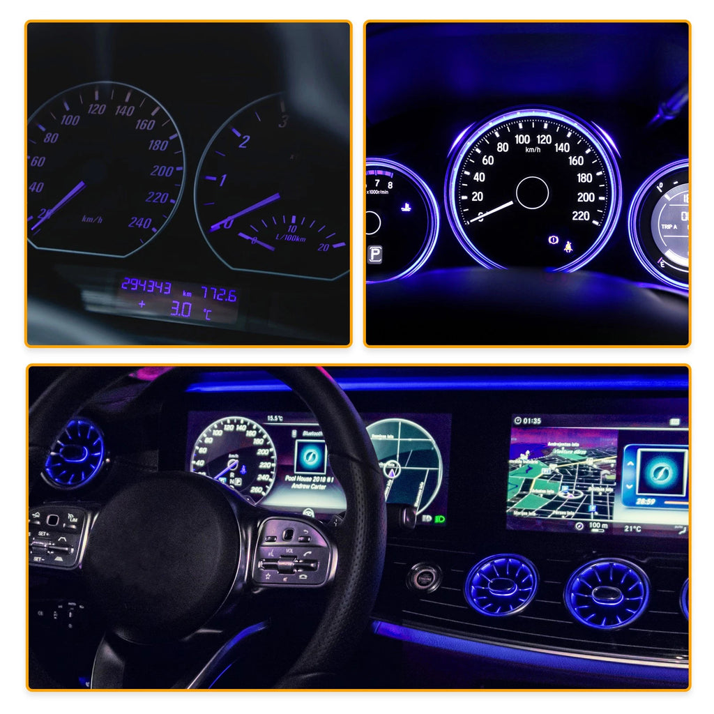 10pcs T3 3030 LED Bulbs for Auto Interior Dash Gauge Panel (12V)