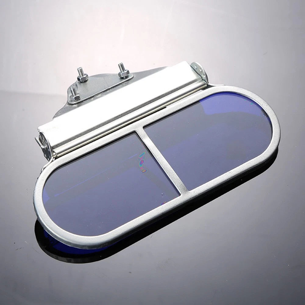 Industrial Welding Spectacles with Flip Cover - Lightweight Aluminum Frame