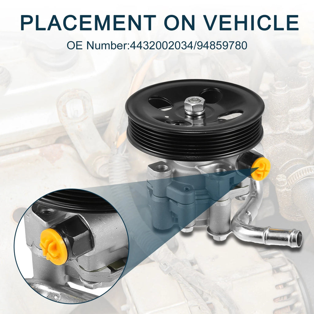 Power Steering Pump with Pulley for Chevrolet Prizm (2000–2002)
