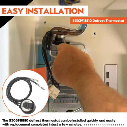 Refrigerator Defrost Thermostat for Multiple Compressor Brands