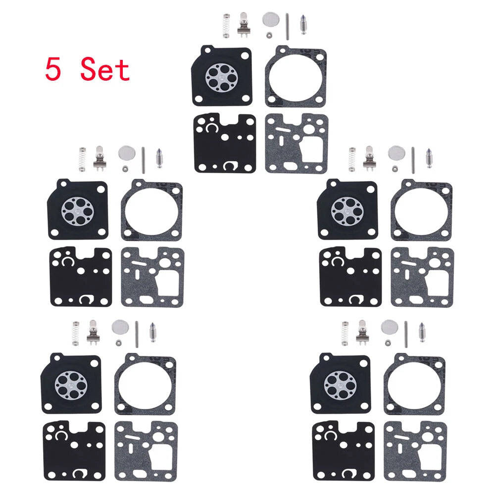 Set of 5 Carb Rebuild Kits for ZAMA RB-107 Echo SRM230 SRM231 GT200 GT201
