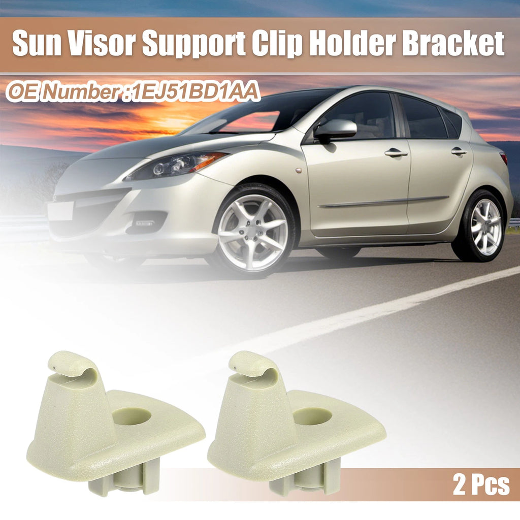 Sun Visor Support Clip Retainer 2PCS Beige for Chrysler 300 (2011–2024)
