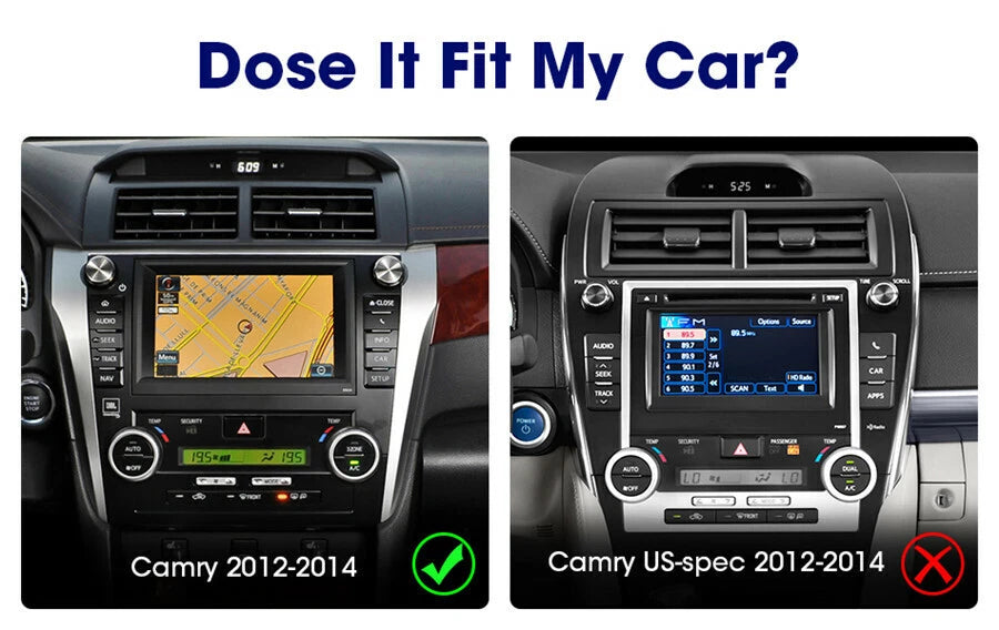 2 Din Android 9.1 Car Radio GPS for Toyota Camry (2012–2014)