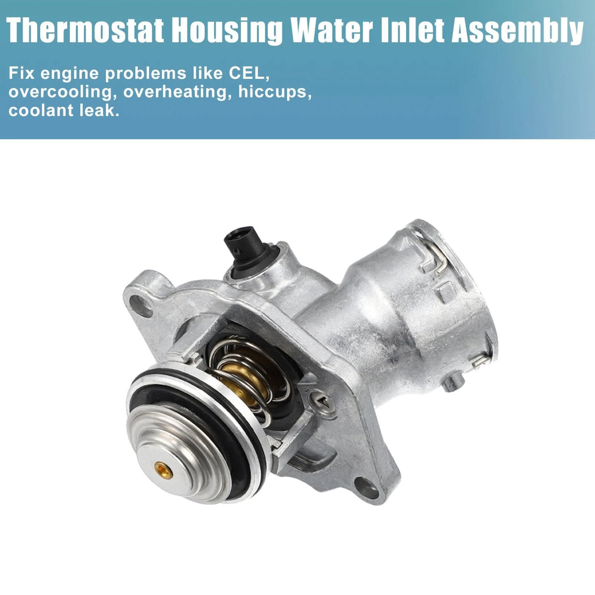 Engine Coolant Thermostat Housing Assembly for Mercedes-Benz E350 (2010–2019)