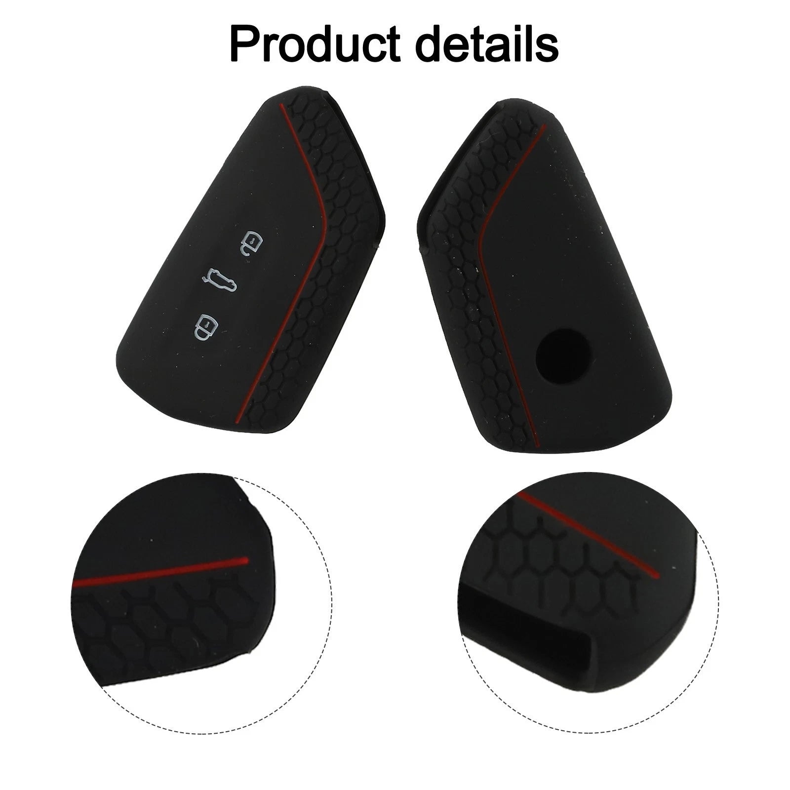 2X Protective Silicone Key Covers for Golf 8, Skoda Enyaq IV