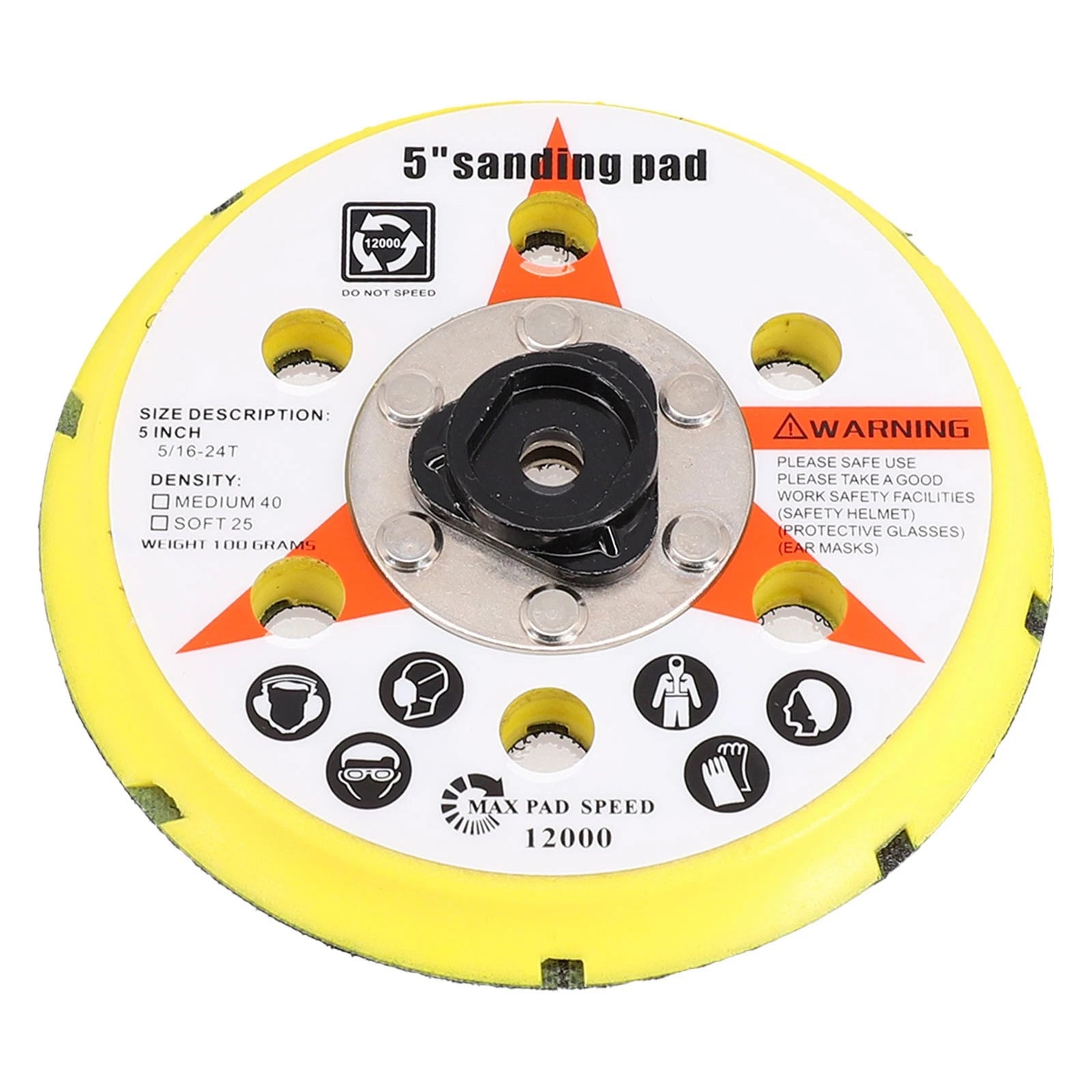 1PC Sanding Pad Backing Plate for Efficient Workflow (125mm)