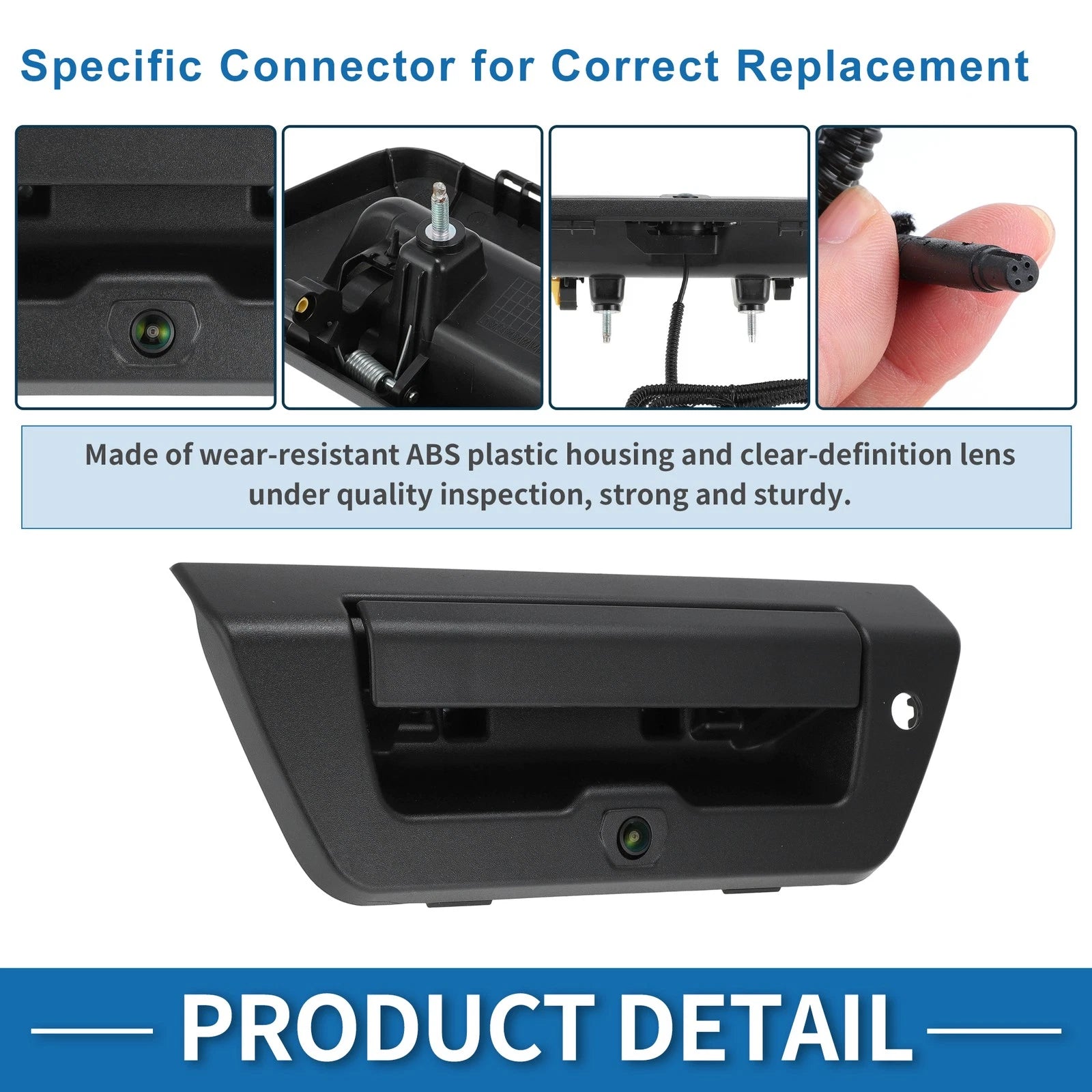Tailgate Handle Backup Rear View Camera for Ford F-150 (2015–2017) FL3Z-9943400-A
