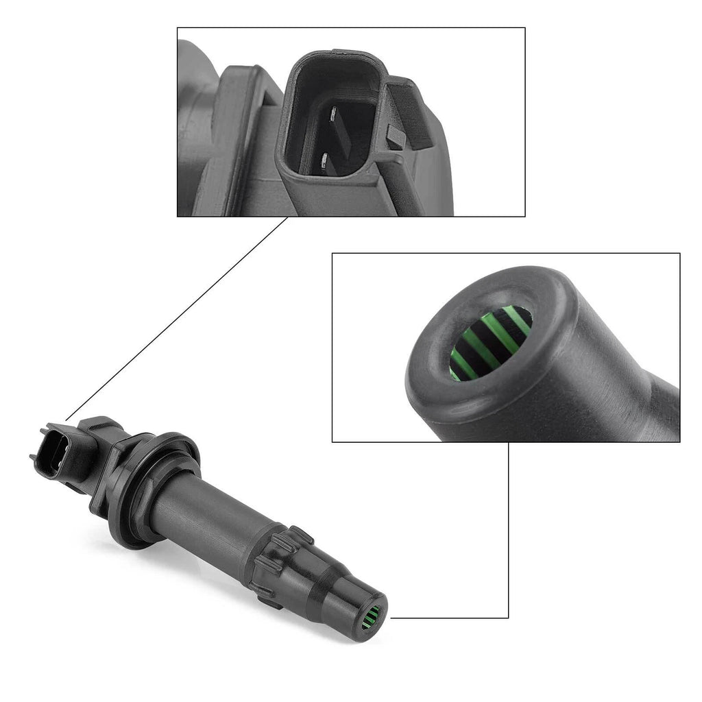 Ignition Coil for Kawasaki KX250F (2006, 2007–2010) 21121-0021 Spark Plug Cap