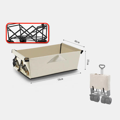 Quick Dry Camping Wagon Liner Bag - Easy to Disassemble, Rinse & Reuse