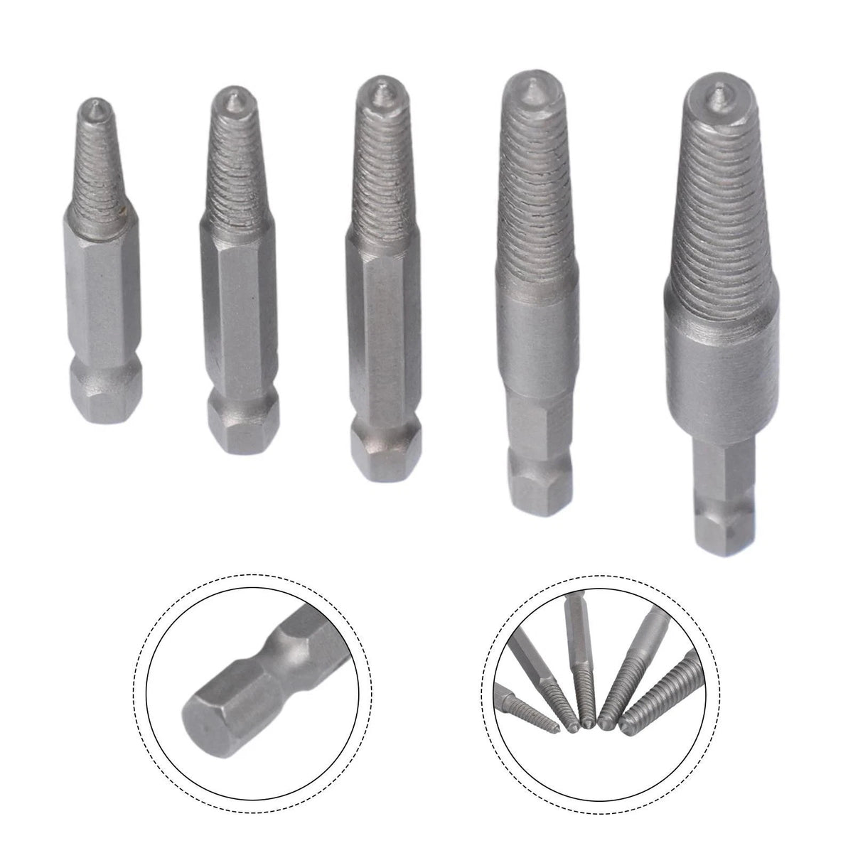 Hex Screw Extractors for DIY Projects (Universal)