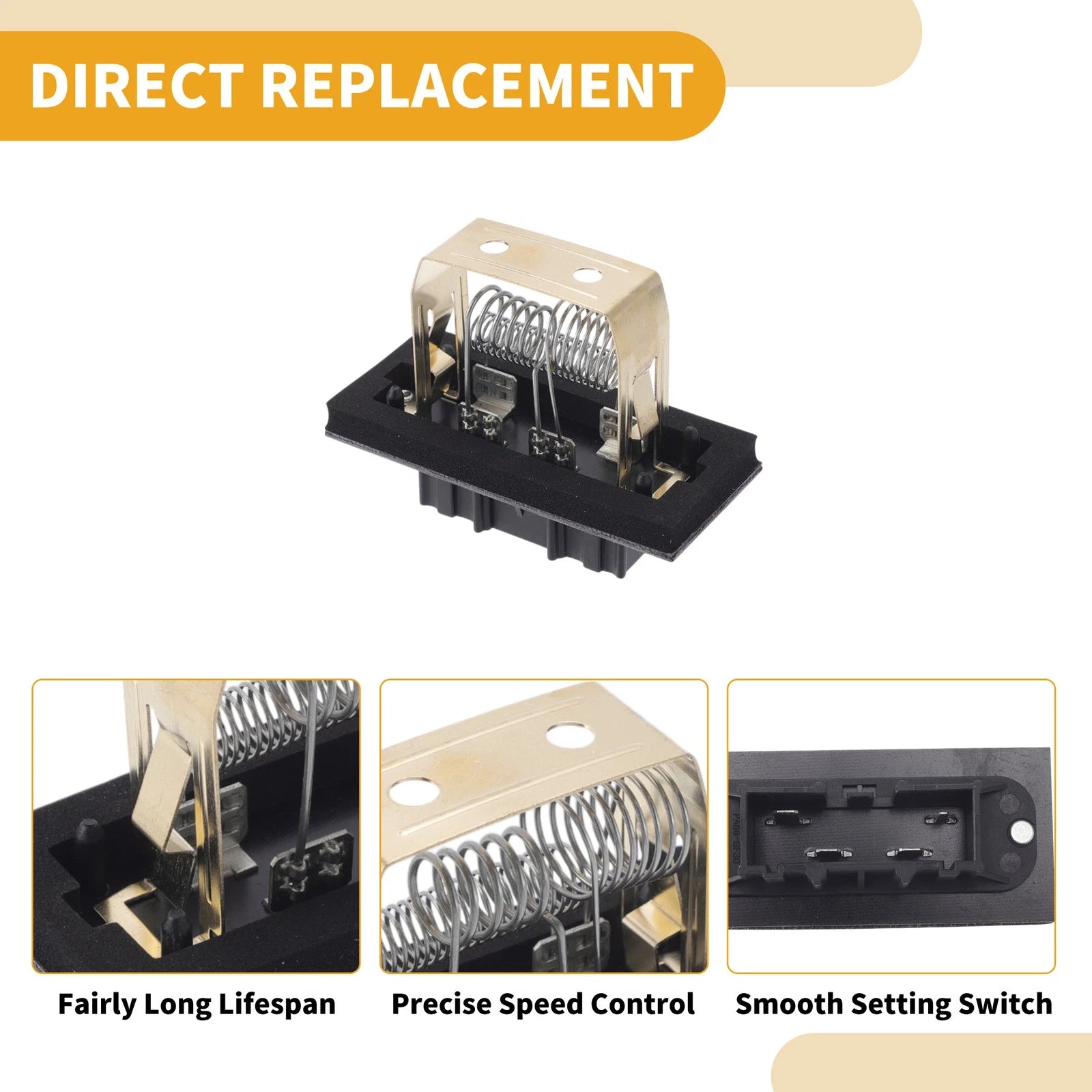 HVAC Blower Motor Resistor Replacement for Dodge Charger (2011–2023)