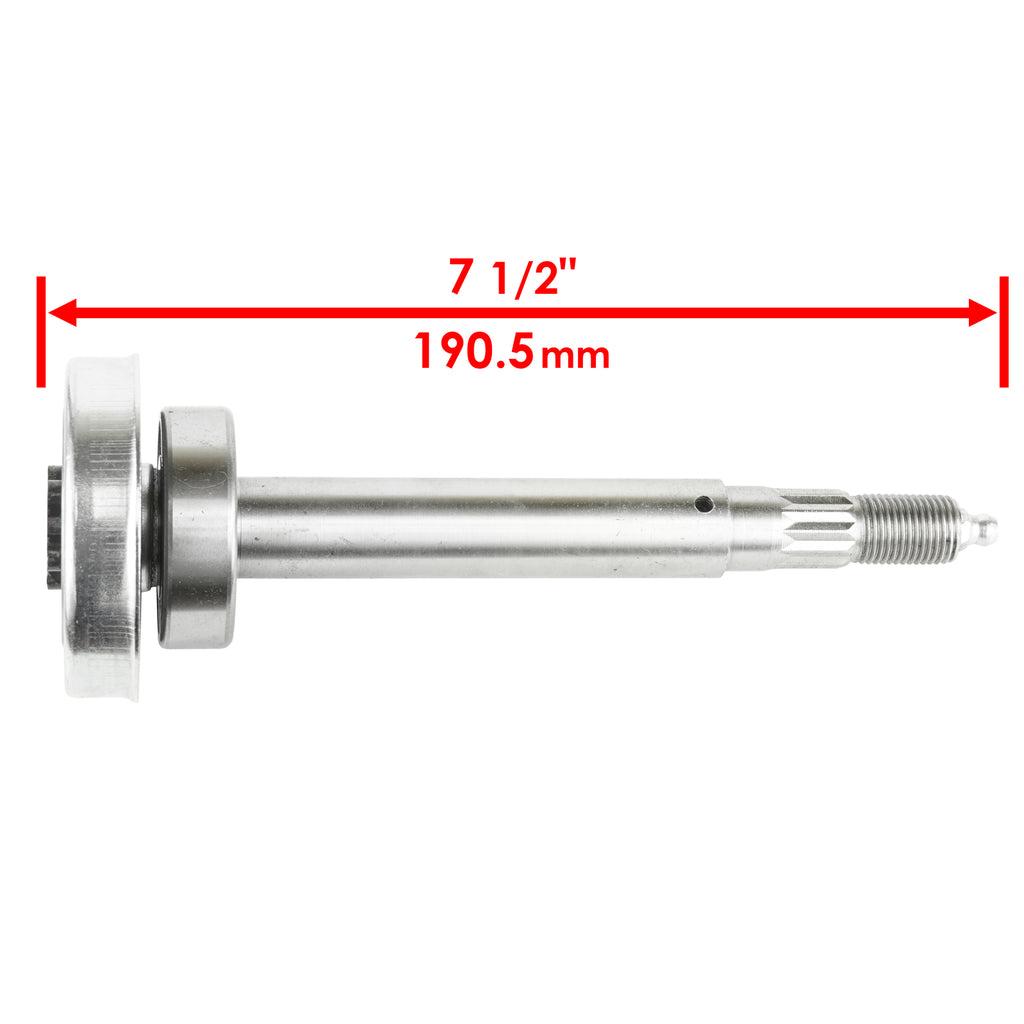 Spindle Shaft Replacement with Bearings for Husqvarna LS2348 GLS2748 (2000–2004)