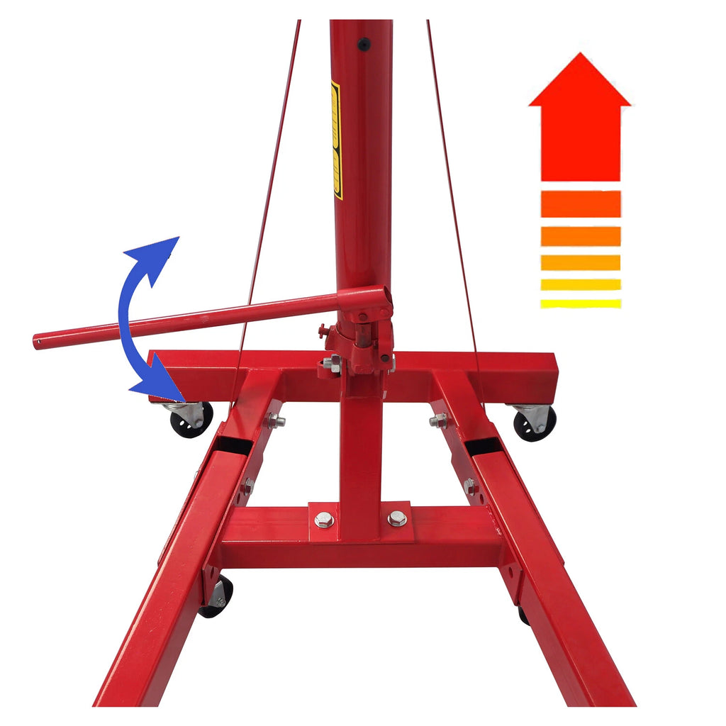 Engine Hoist for Cherry Garage Lifting Picker Crane (4000 lb Capacity)
