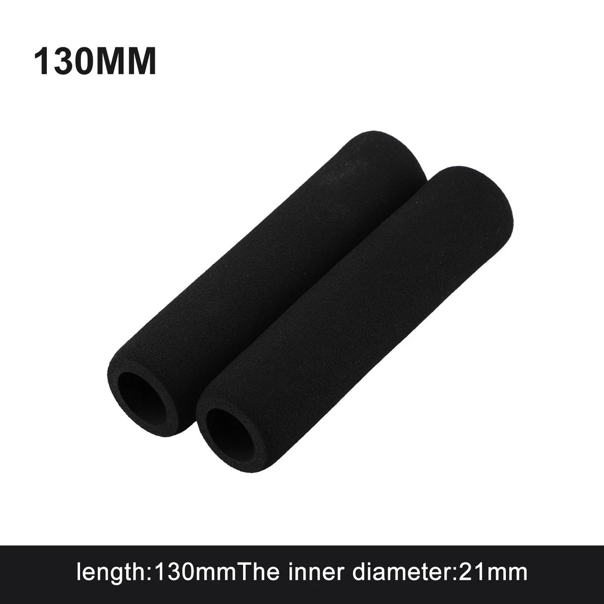 1 Pair Handlebar Foam Cover Grips for Motorcycle (130-500mm)