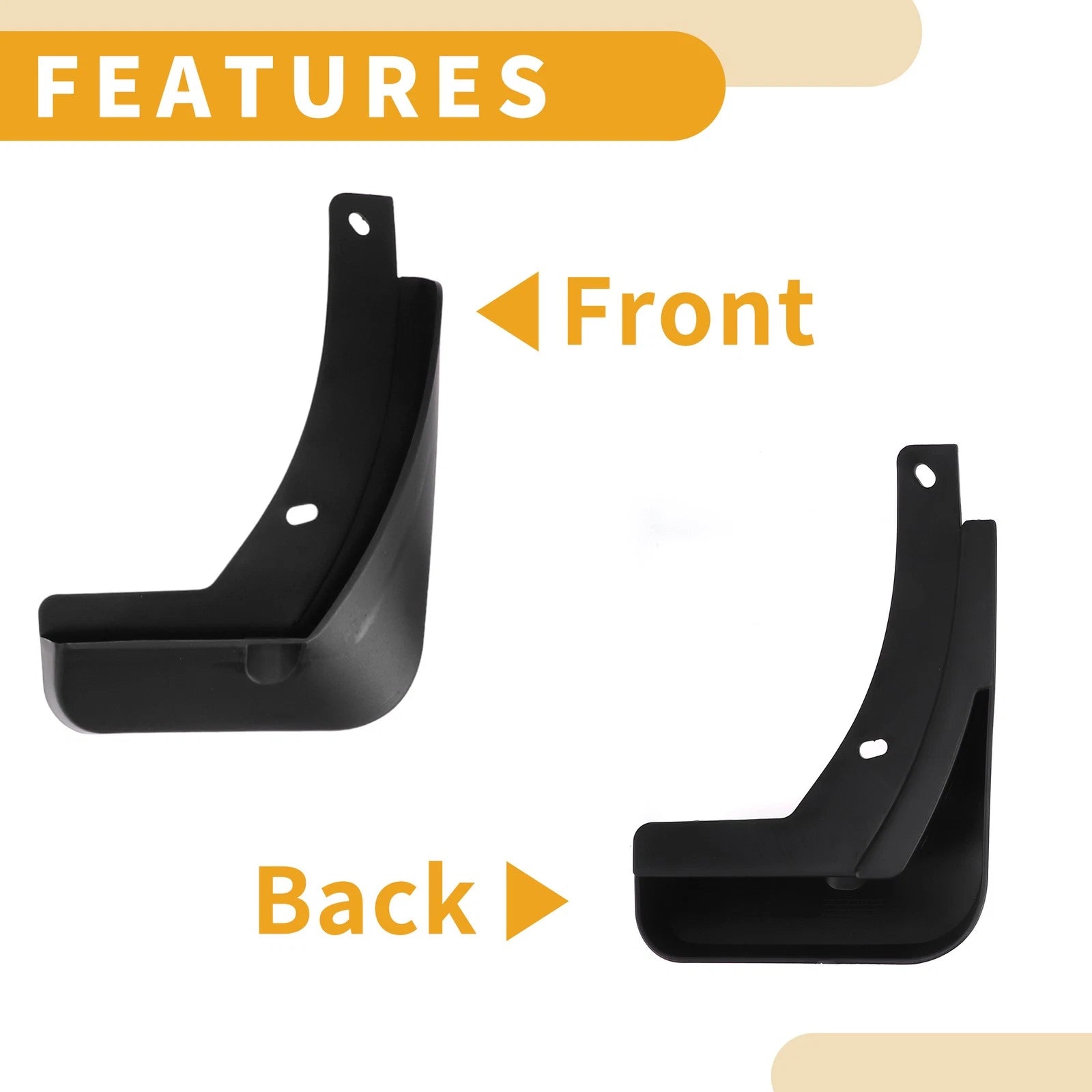 Mud Flap Splash Guard Set for VW Golf 7 Mk7 (2013–2020)