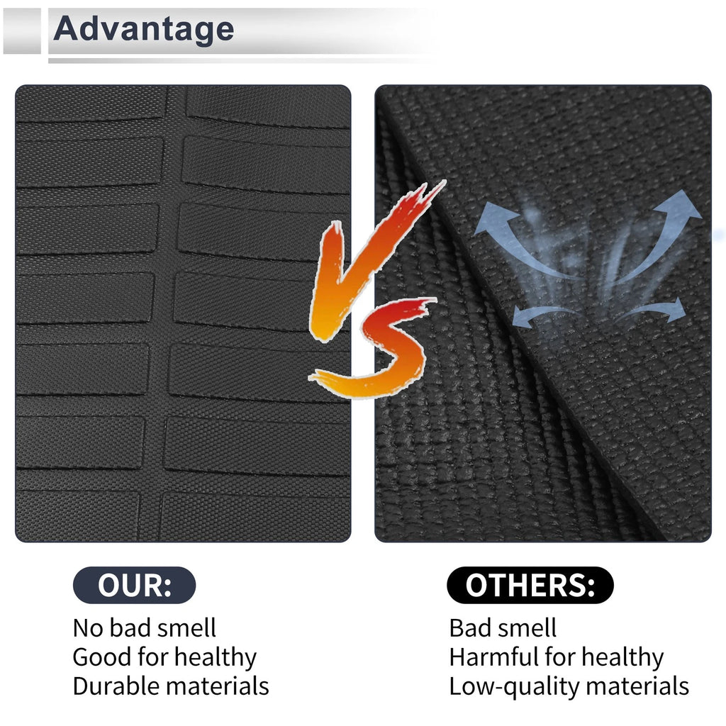 Cargo Liner Rear Trunk Mat for Mitsubishi Outlander (2022–2024) Long Grid Pattern