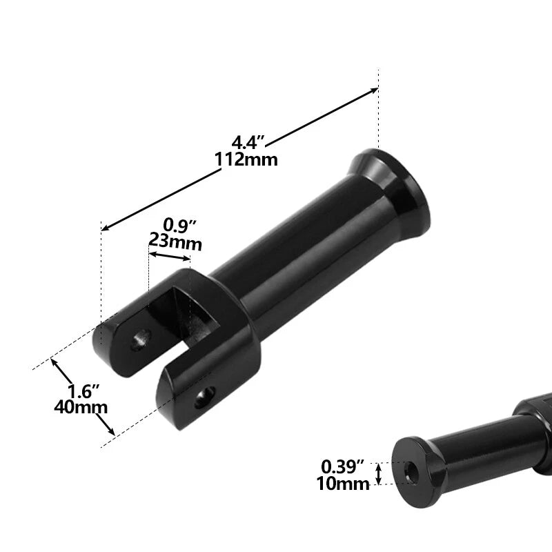 Passenger Foot Peg Support Mount Kit for Harley Softail (2018–2025)