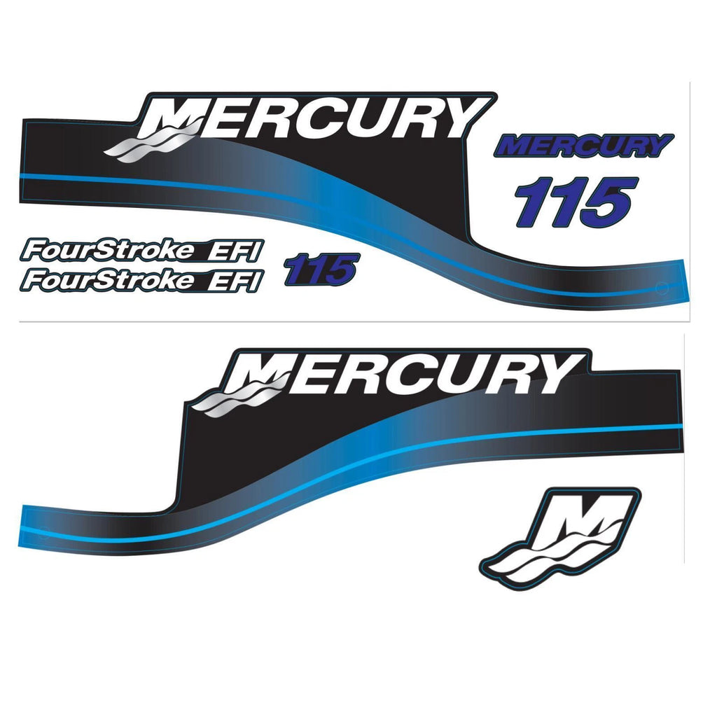 Decals Sticker for Mercury Outboard 115hp EFI 4-Stroke (37-881649A01)