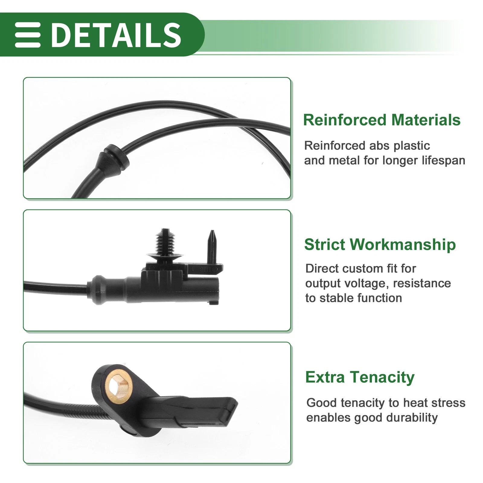 ABS Wheel Speed Sensor Front Left for Mitsubishi Colt CZC (2005–2012)
