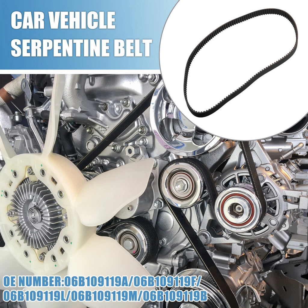 Serpentine Belt Replacement for Audi for Volkswagen Beetle (1998–2011)
